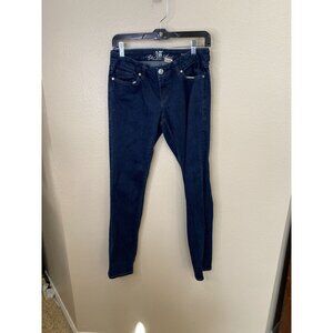 IT Jeans Womens Slim-Fit Dark Wash Denim 28 Short Cotton/Spandex Blend Stretch